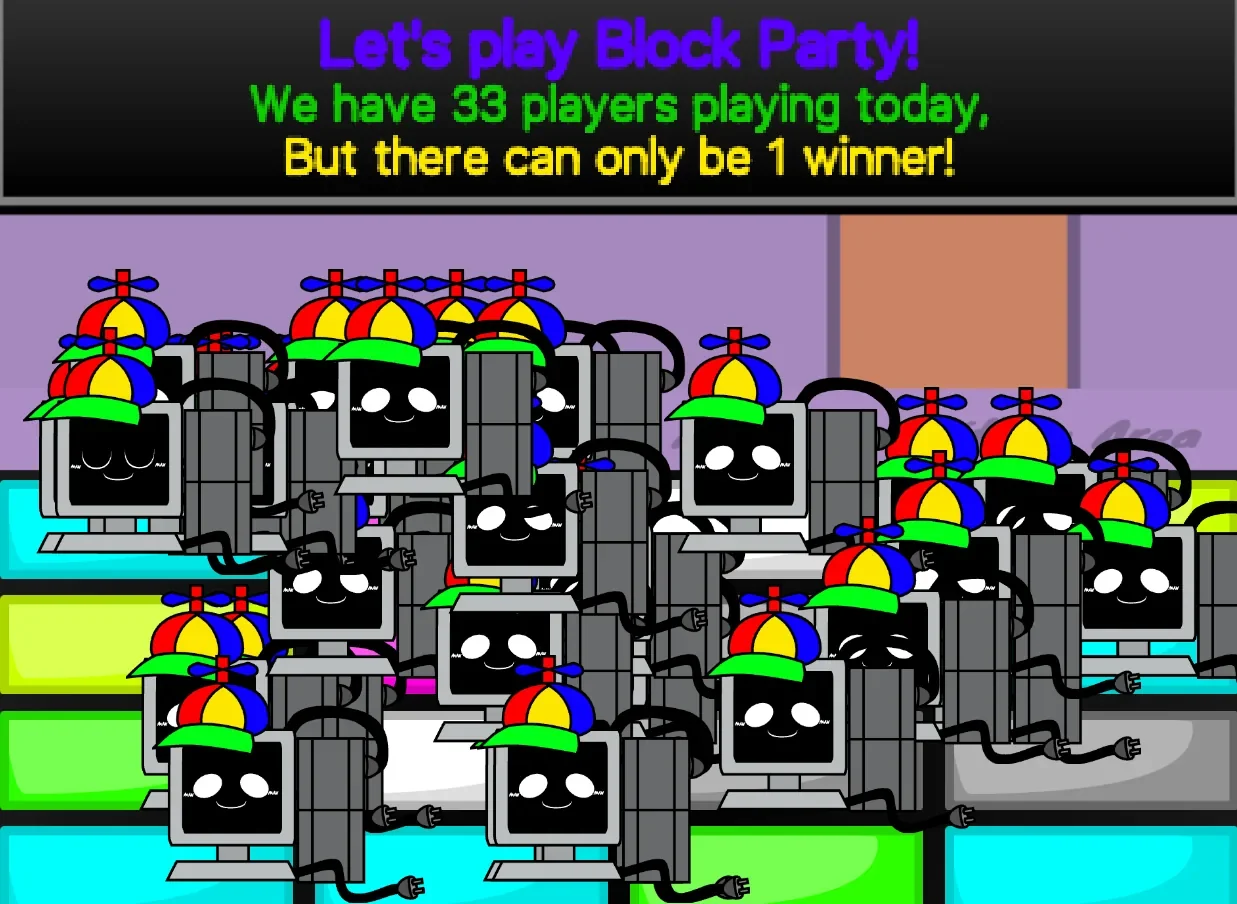 Ay In Block Party With 33 Mr Fun Computer game cover