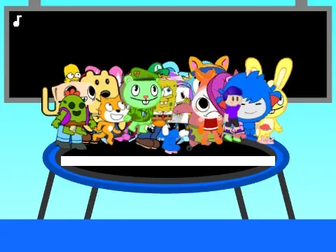 Ay In Dont Fall Off The Trampoline 63 Players game cover