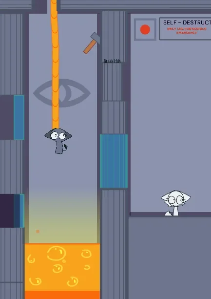 Save Gray From Wendas Lava Chamber game cover